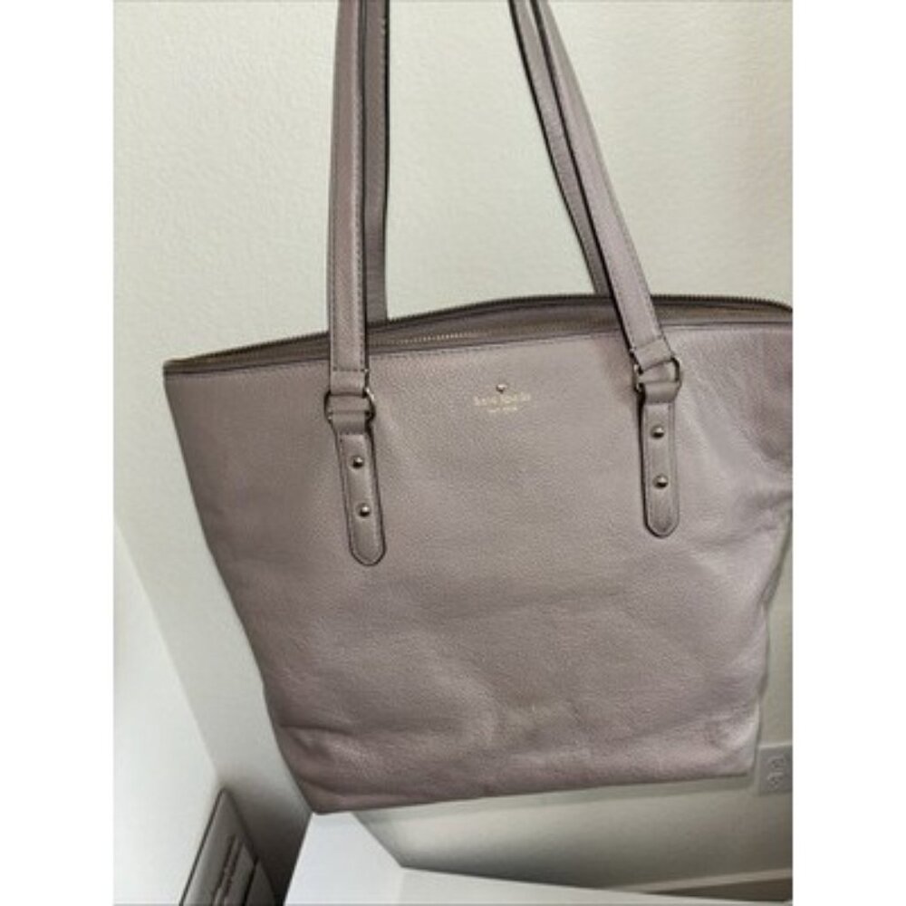 kate spade women's bags handbag Between Grey And Light Purple Large - Picture 5 of 13